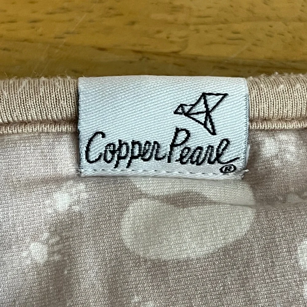 Copper Pearl Trek Sleep Bag Animal Tracks Wearable Blanket Mauve Neutral Large